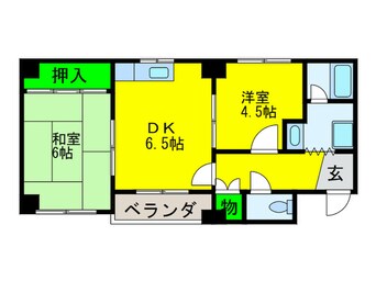 間取図 グランピア天神ノ森