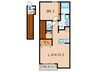 メゾン　ルミエール 1LDKの間取り