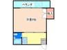 メゾン関目 1Rの間取り