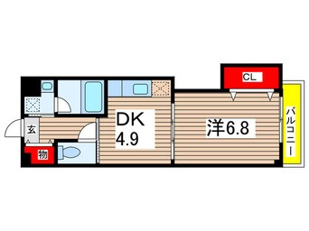 間取図 アミティ武庫之荘