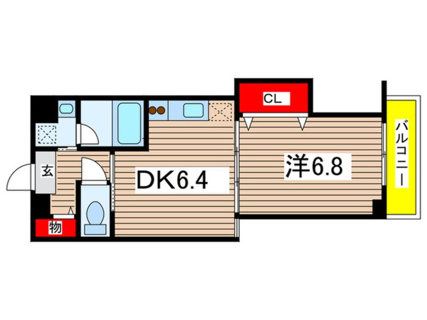 間取図 アミティ武庫之荘