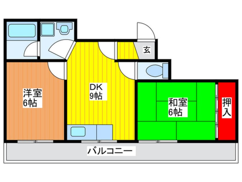 間取図 ルミエール中宮