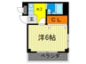 コーポセリバシー 1Kの間取り