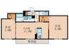 メゾン・ファミール 2LDKの間取り