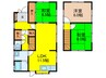 猪名川町広根戸建 3LDKの間取り