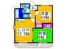 ミレニアム 2LDKの間取り