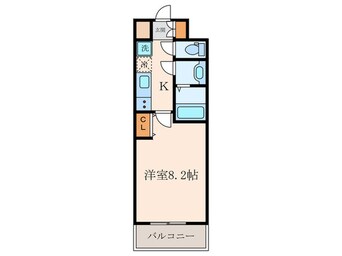 間取図 パークフラッツ尼崎