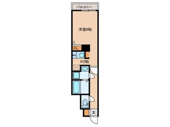 間取図 アドバンス大阪ルオーレDC(103)