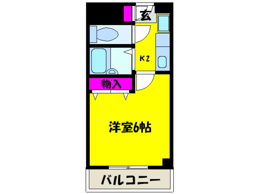 間取図 クレインコ－ト二色ノ浜