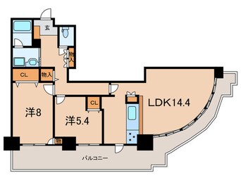 間取図 ラピタス３１西宮(2514)