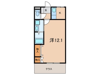 間取図 ｺｰﾎﾟｴｸｾﾙⅡ