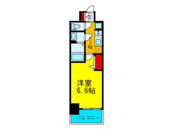 間取図 ﾌﾟﾚｻﾝｽ立売堀ﾍﾞﾙｳﾞｨﾙ(1505)