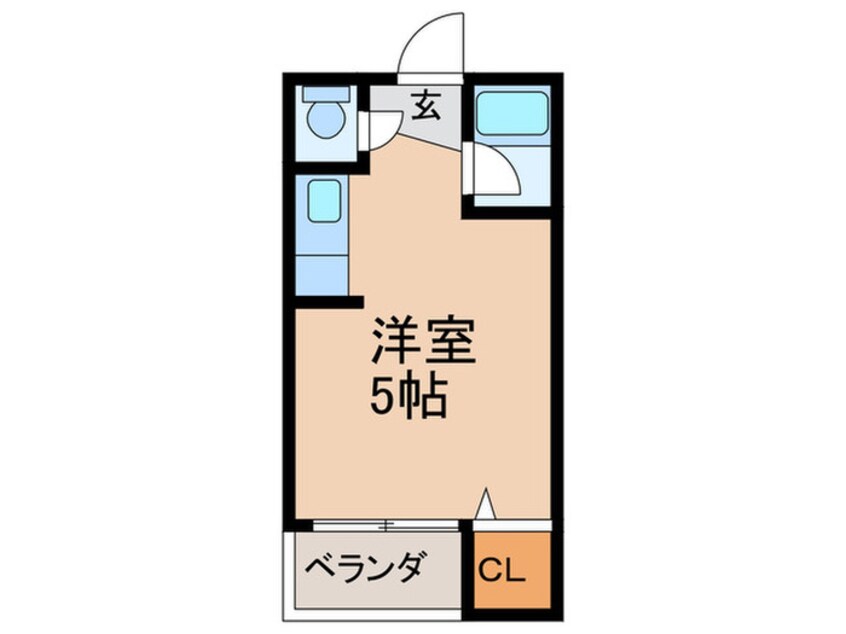 間取図 花屋敷　日進ビル　Ｄ