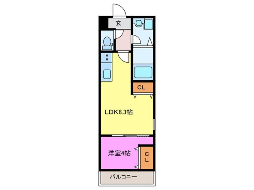 間取図 セジュール堺東
