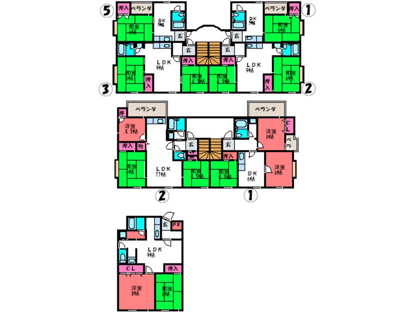 間取図 シャトー寺浦