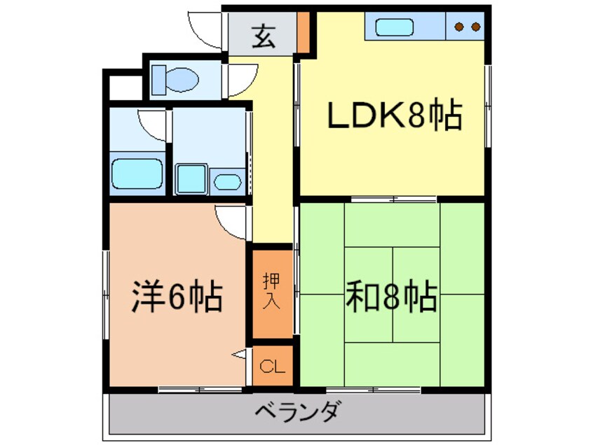 間取図 栗原マンション