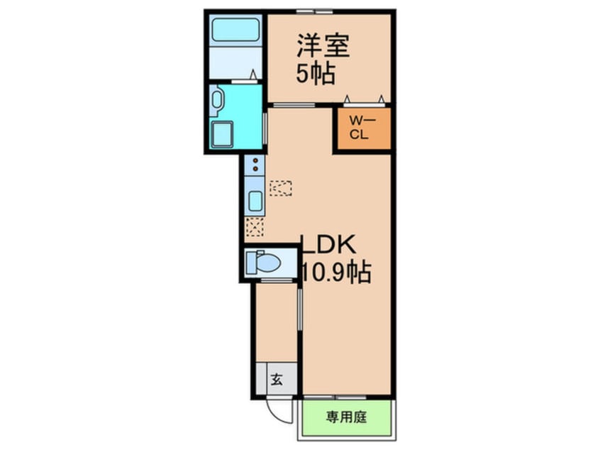 間取図 仮)吹田市清和園町新築アパート