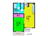 リンデン南桜塚ハイツⅡ 1LDKの間取り