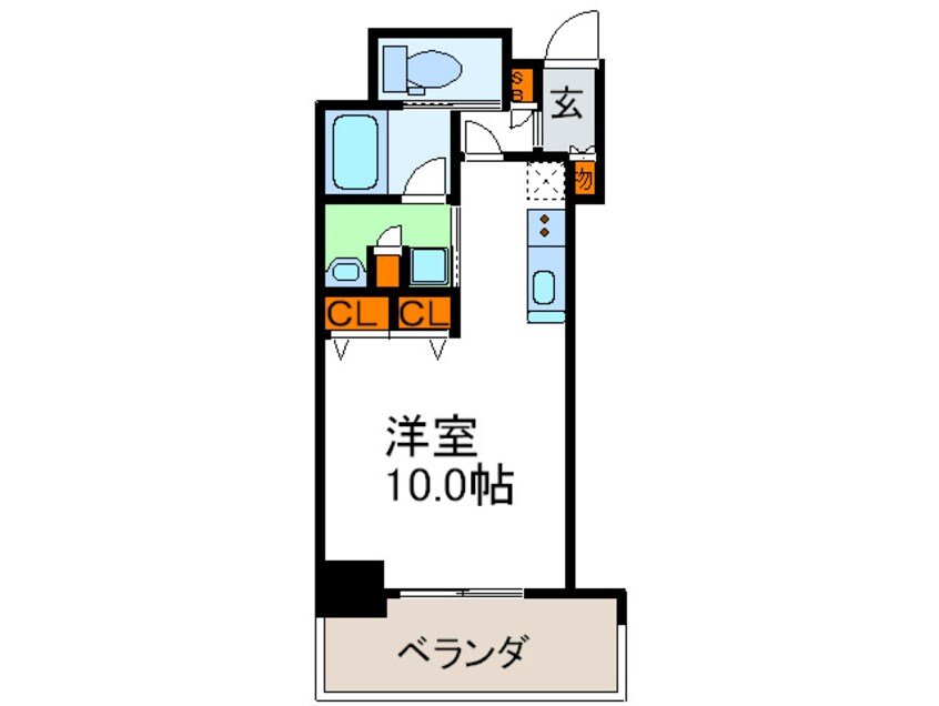 間取図 ア－バネックス北浜