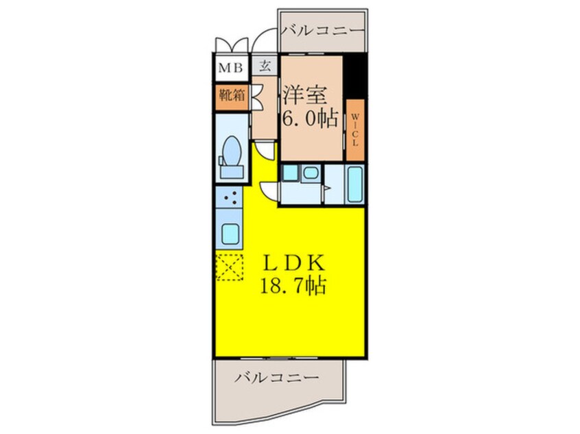 間取図 プレジオ新大阪EURO