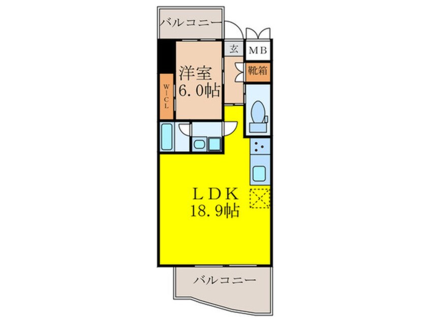 間取図 プレジオ新大阪EURO