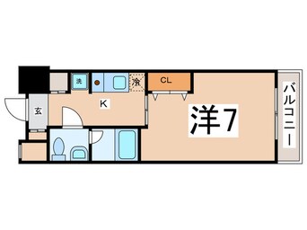 間取図 レジデンスナンワ