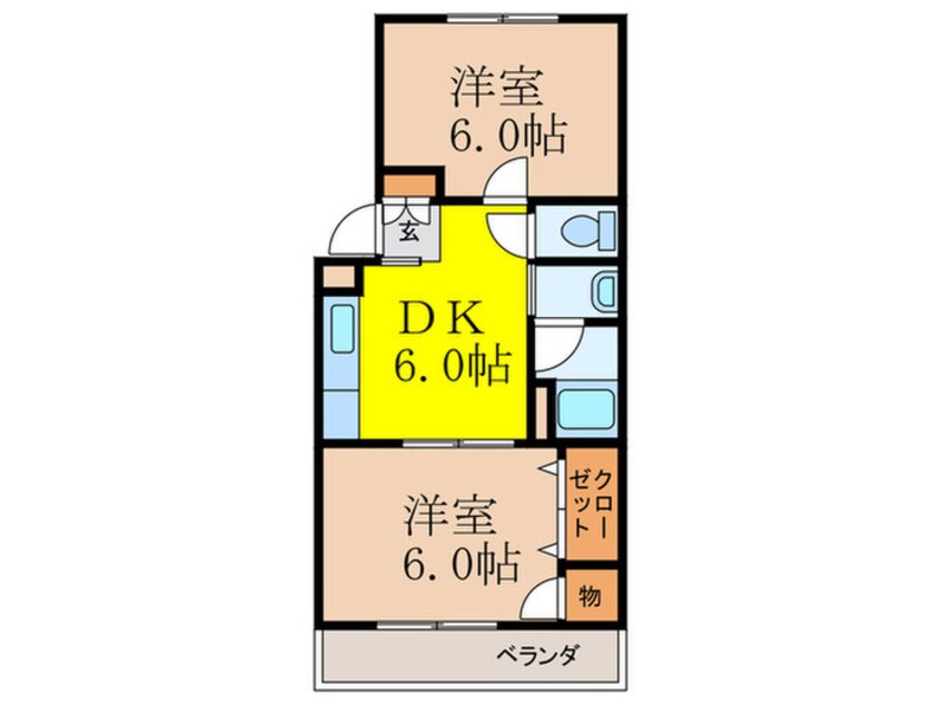 間取図 グリ－ンハイム