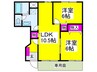 ステッラⅢ 2LDKの間取り