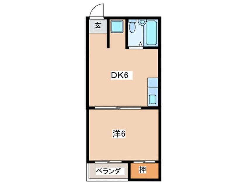 間取図 Calm 敷津