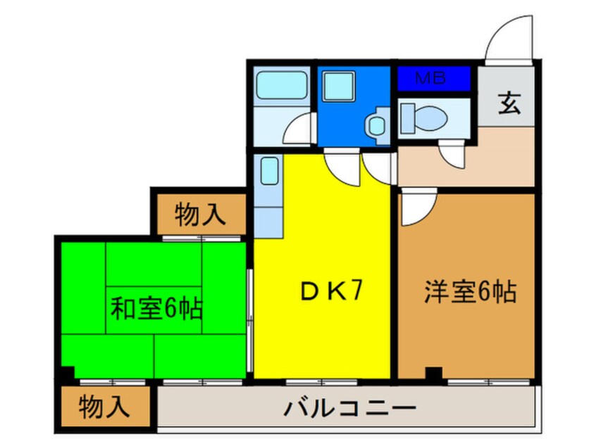 間取図 グラース桜塚