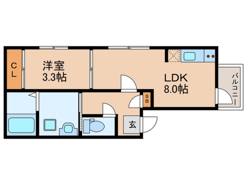間取図 仮)パークテラス淡路