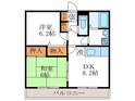 オクトーブル桂の間取図