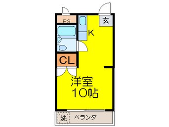 間取図 山崎第１０マンション