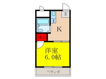 間取図 山崎第１０マンション