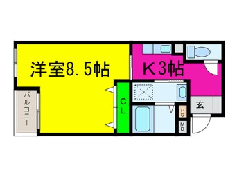 間取図 ブリックメゾン金剛