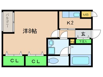 間取図 ブリックメゾン金剛
