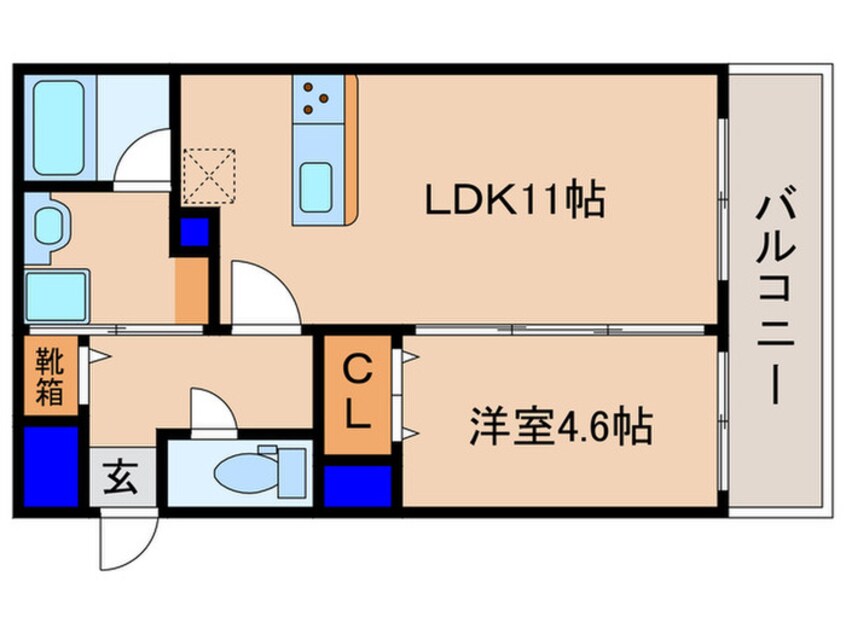 間取図 グランドール京都