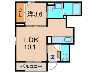 間取図 コート向田EAST