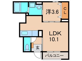 間取図 コート向田EAST
