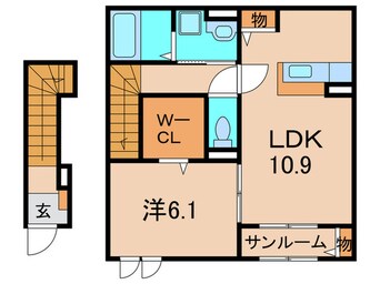 間取図 コート向田EAST