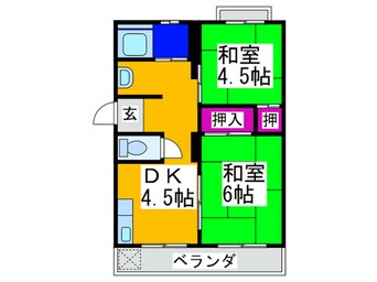 間取図 西島コーポラス