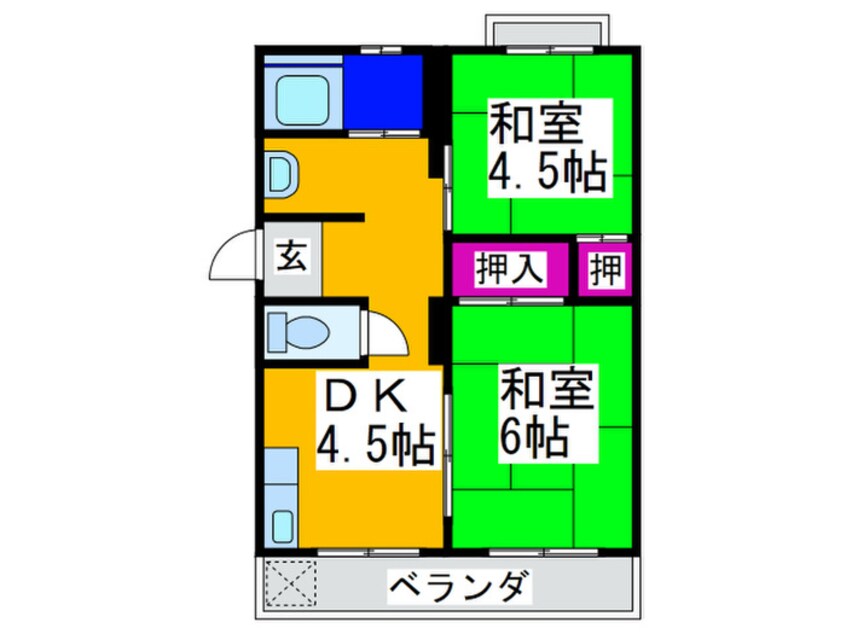 間取図 西島コーポラス