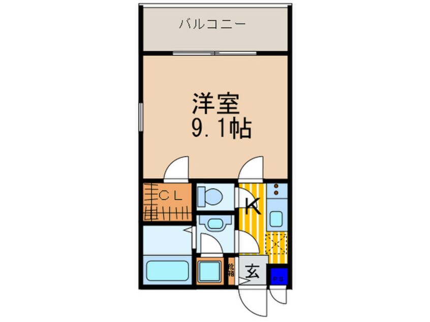 間取図 コンフォート花屋町