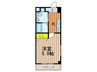 アートプラザ枚方 1Kの間取り