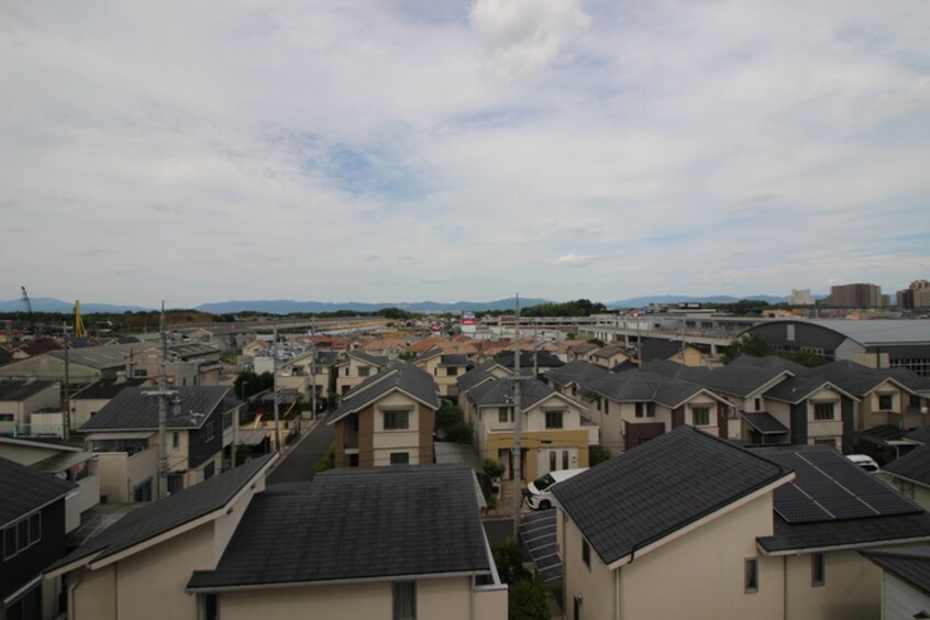 室内からの展望 アートプラザ枚方