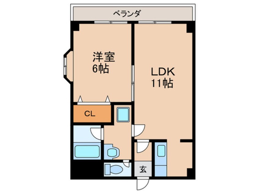 間取図 ジュネス堅田