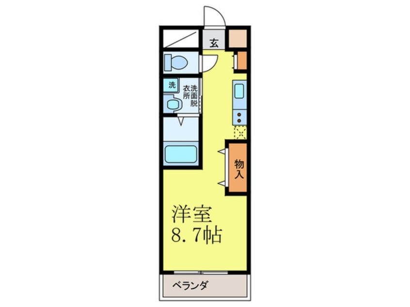 間取図 フェリ－ズ茨木