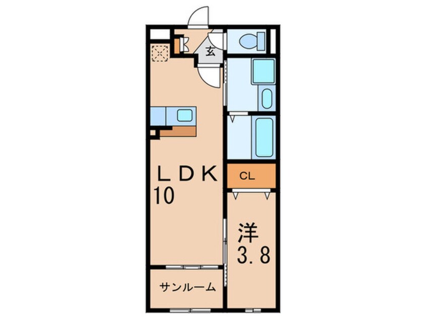 間取図 マーベラス武庫之荘