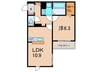 仮)イルソラーレ須磨 1LDKの間取り