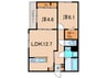 仮)イルソラーレ須磨 2LDKの間取り